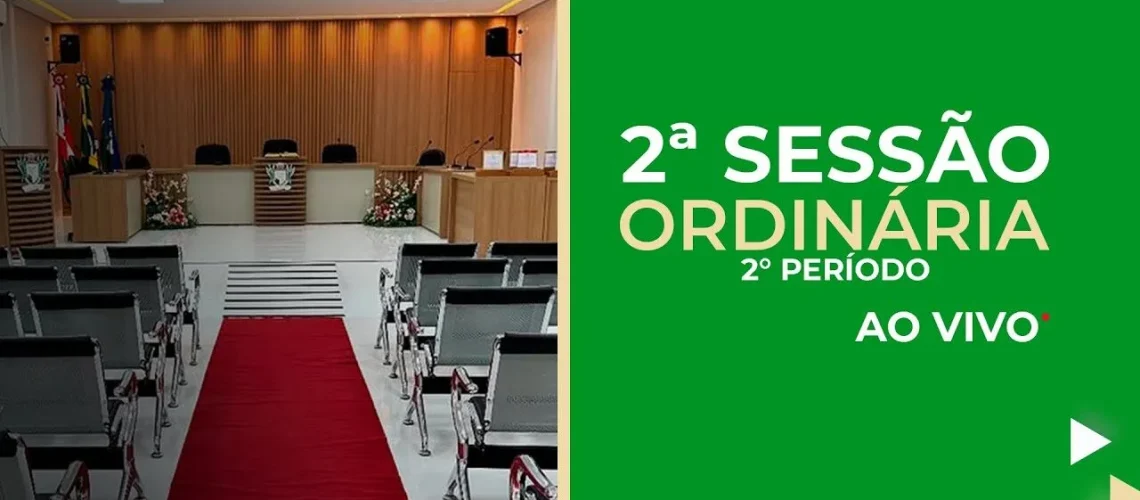 Miniatura do vídeo: SESSÃO 02 - SEGUNDO PERÍODO - COTEGIPE-BA 2025